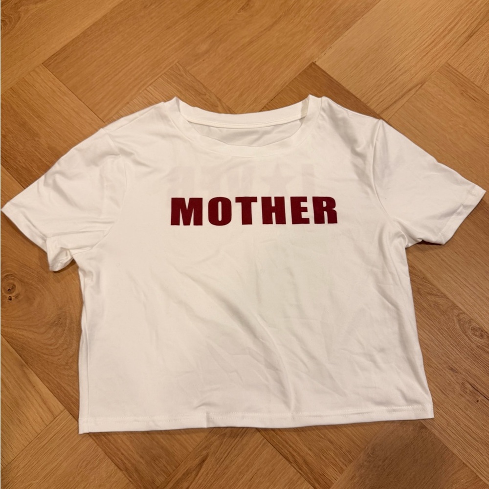 Mother White t shirt